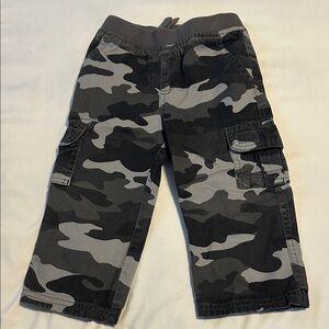 The Children's Place Gray Camouflage Cargo Pants